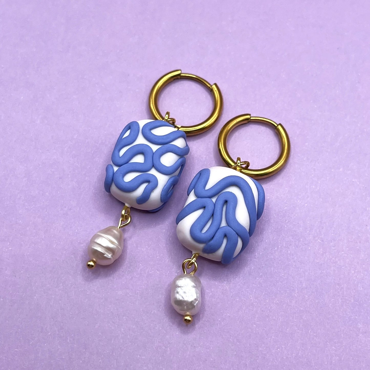 Blue Serpentine Charm