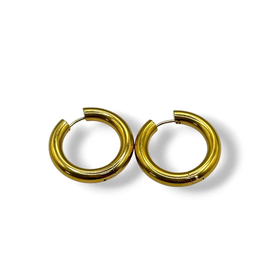 Aros Chunky Dorado