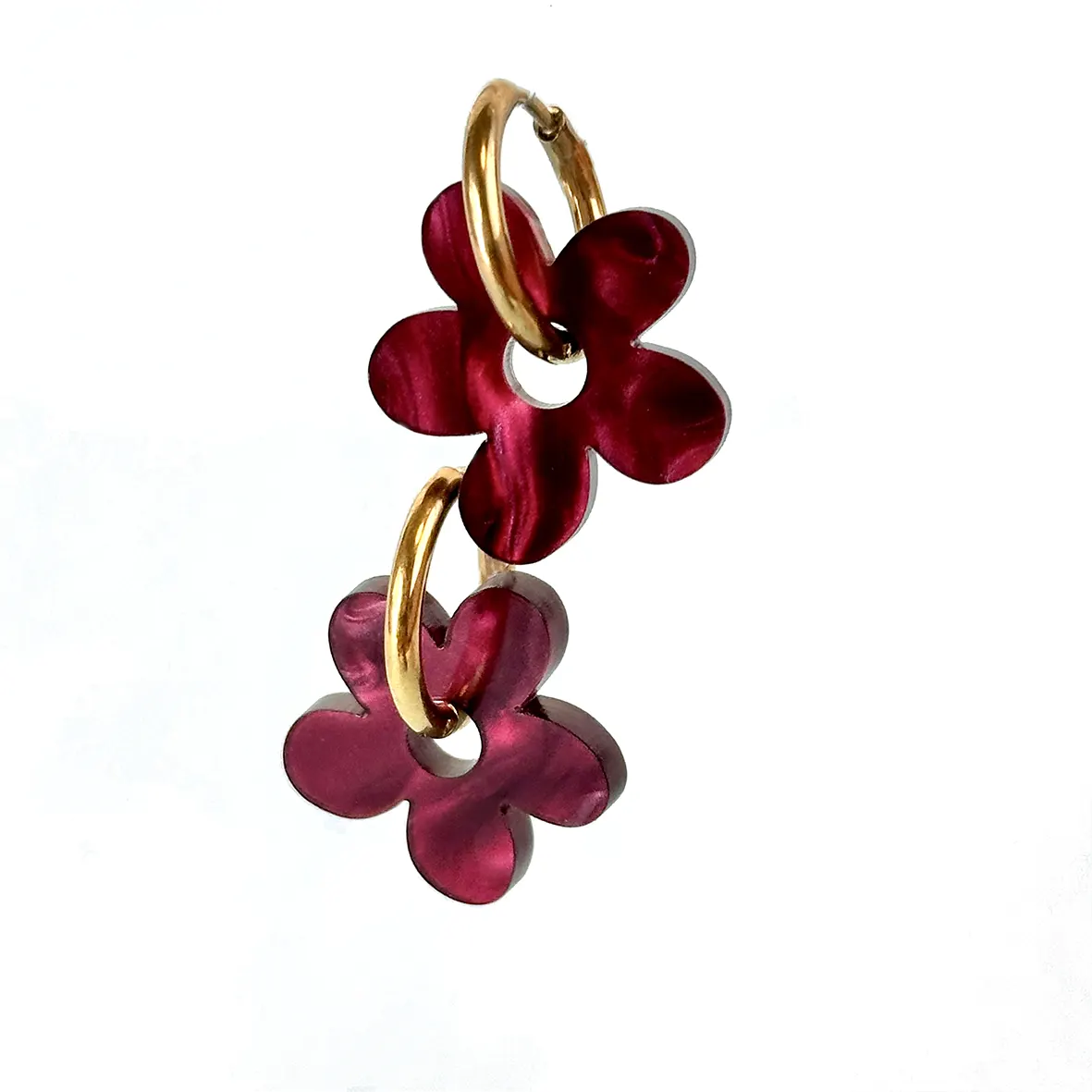 Charm flor granate mármol
