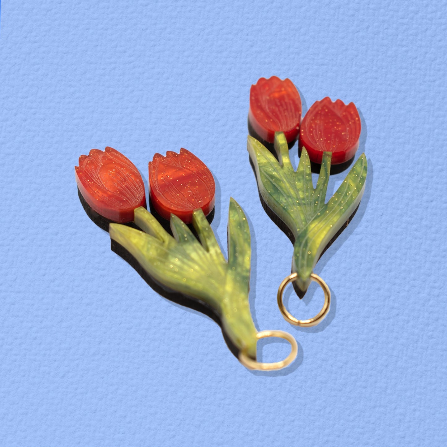 Orange Tulip Charm