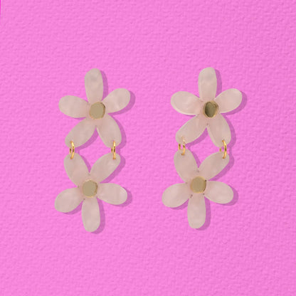 Classic daisies 2.0 Marbled pale pink