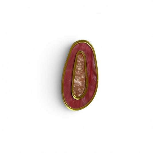 Anillo Geoda Rosa/ Naranja