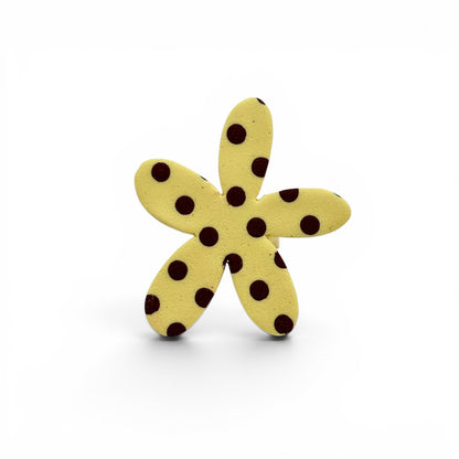 Anillo Poppins Amarillo sin borde