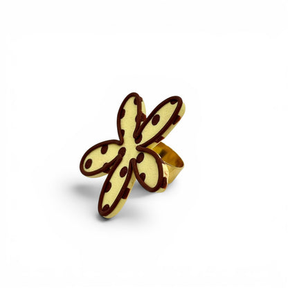 Anillo Poppins Amarillo