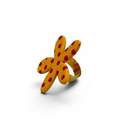 Anillo Poppins Naranja sin borde