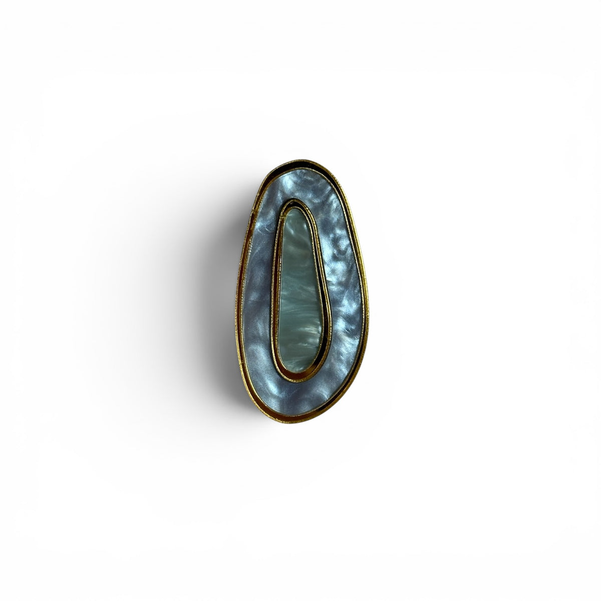 Anillo Geoda azul/ turquesa