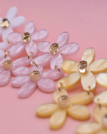 Classic daisies 2.0 Marbled pale pink