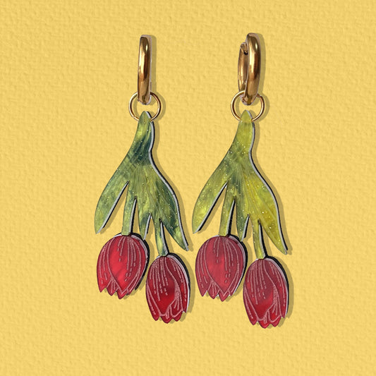 Red Tulip Charm