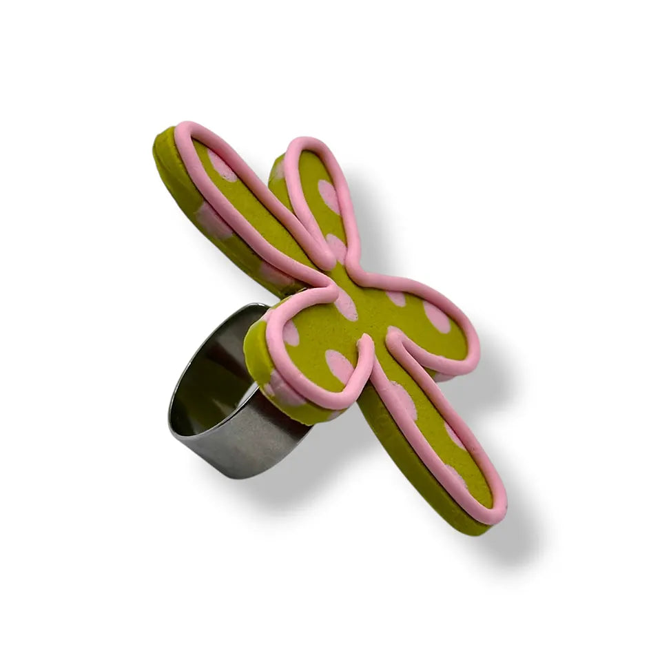 Anillo Poppins verde
