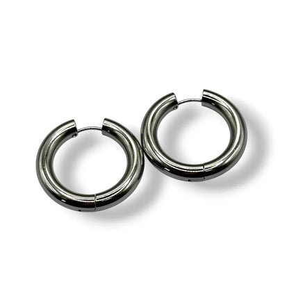 Aros Chunky Plateado