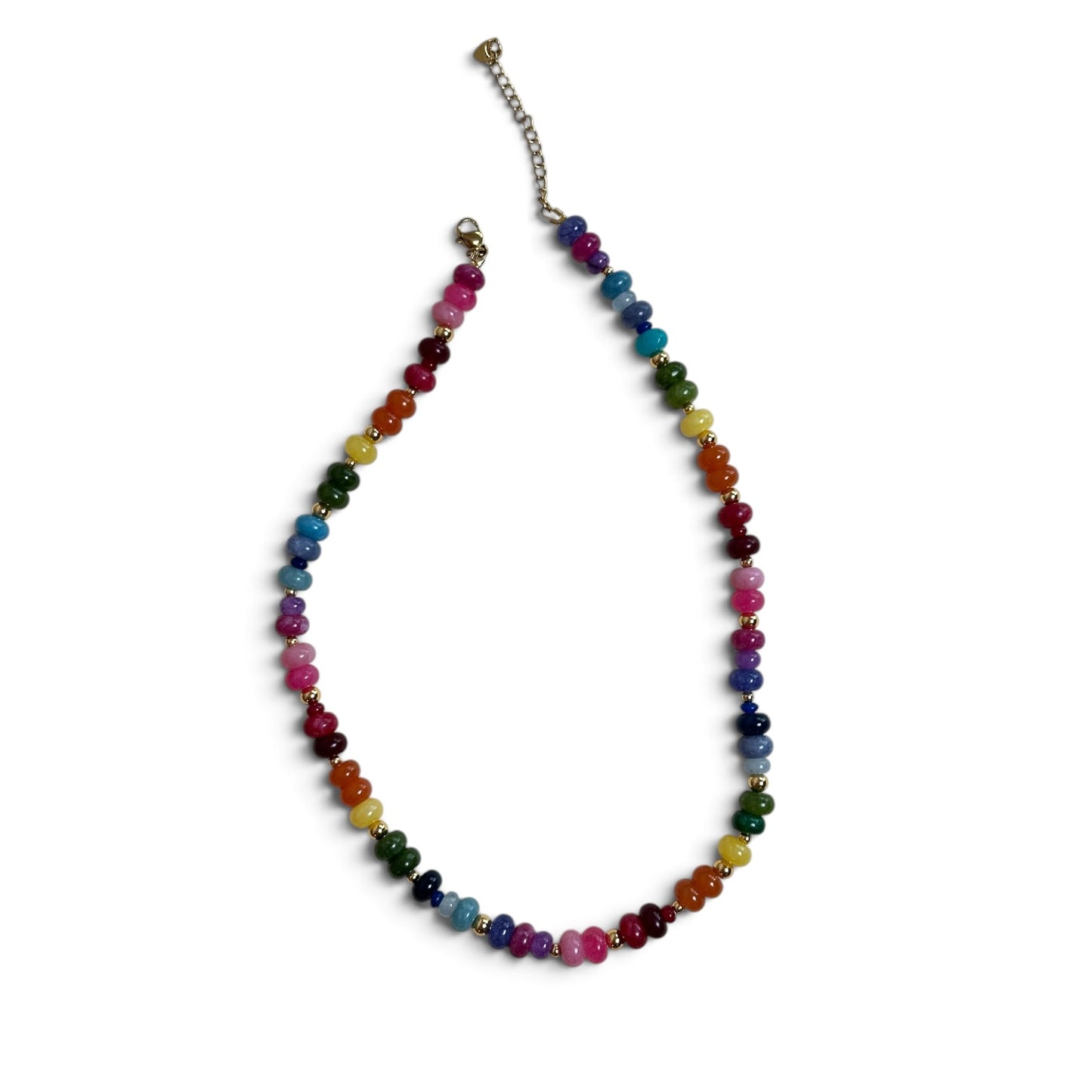 Collar jade Rainbow