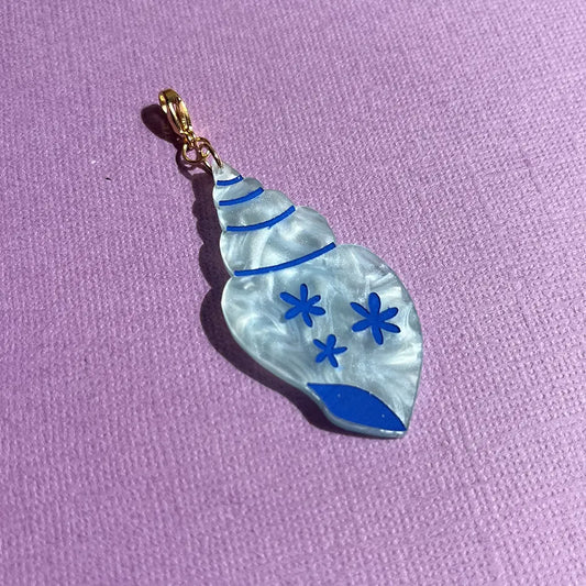 Colgante Caracola Azul