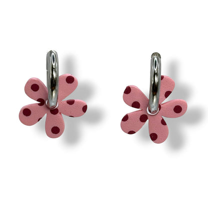 Charm Polka dot Rosa