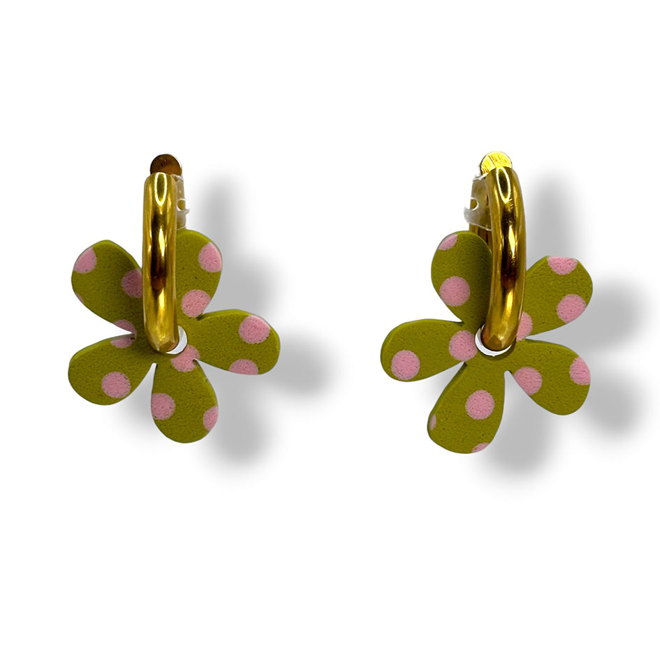 Charm Polka dot verde