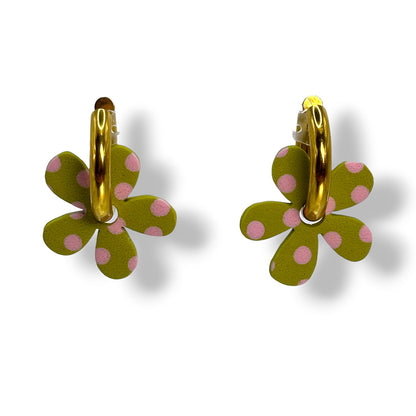 Charm Polka dot verde