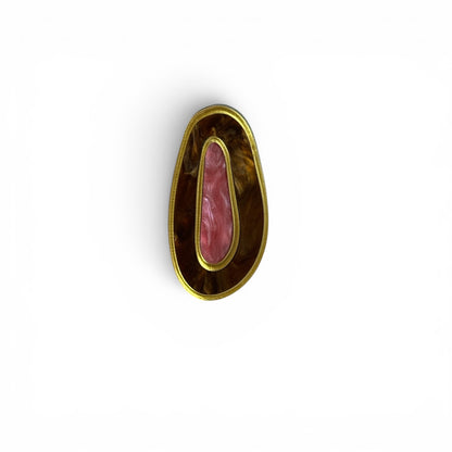 Anillo Geoda Marrón/Rosa