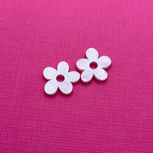 Charm baby pink flower marble