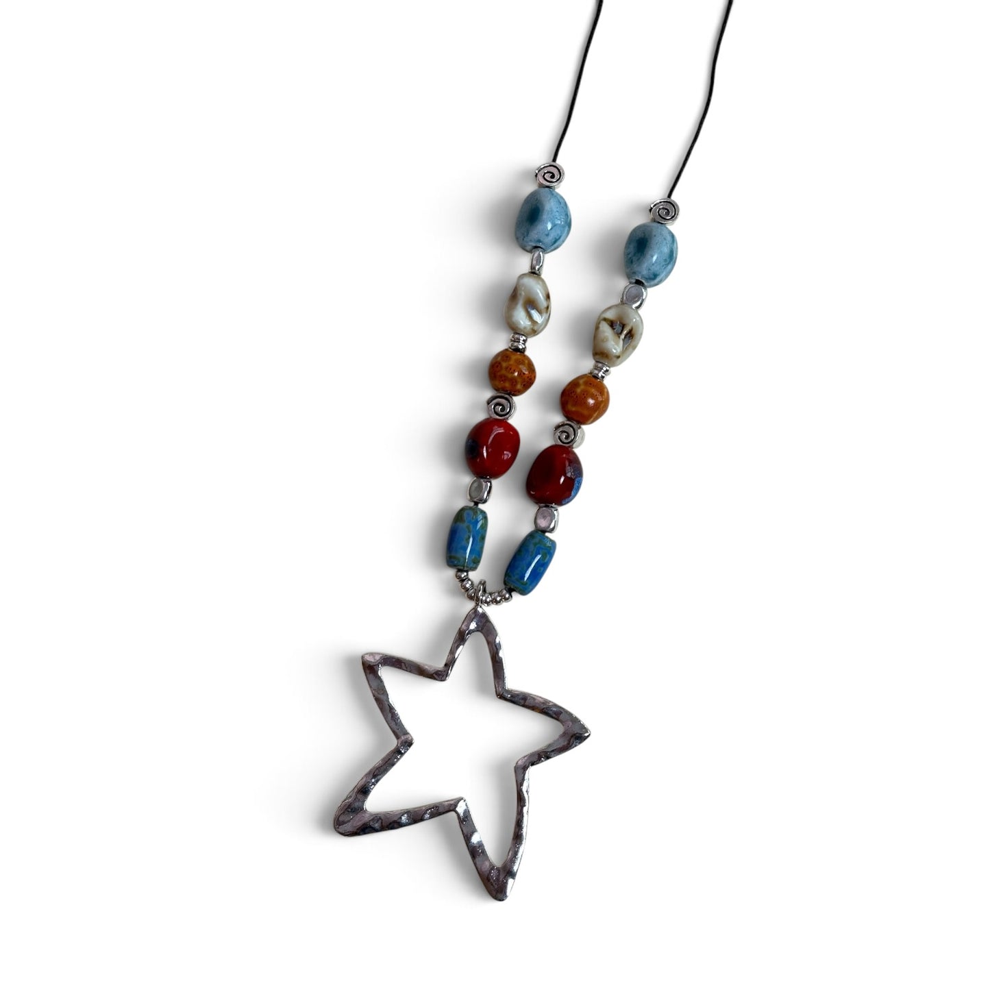 Collar largo estrella