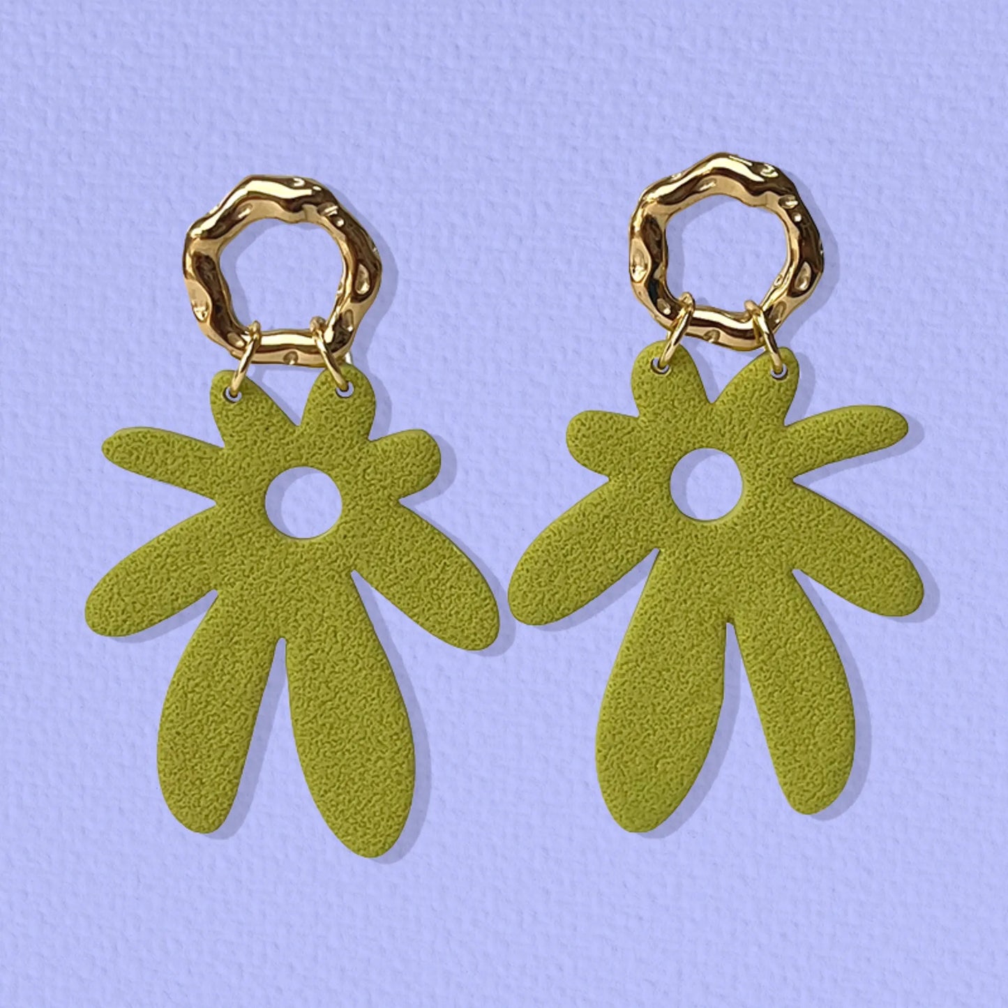 Funky Daisy Olive Green