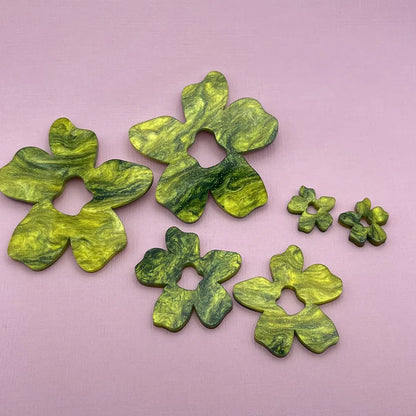 PentaFlower Marbled Green