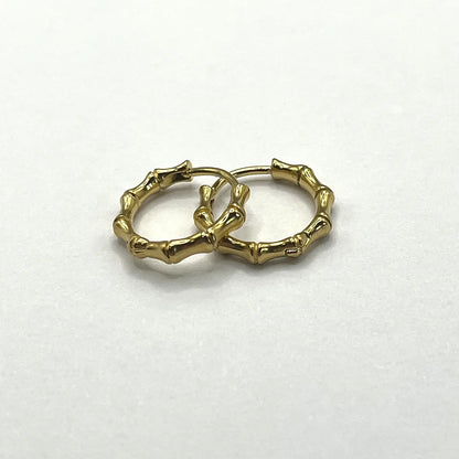 Aros Bambu Dorados