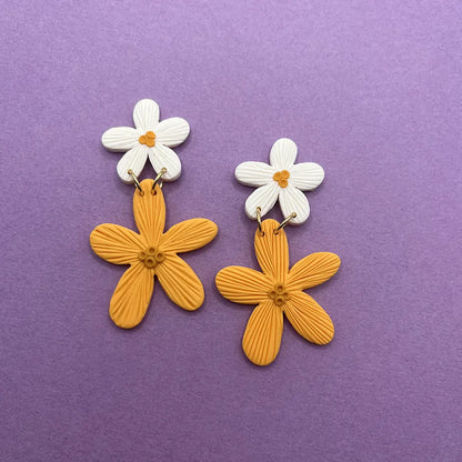Mini DUO white and pastel orange