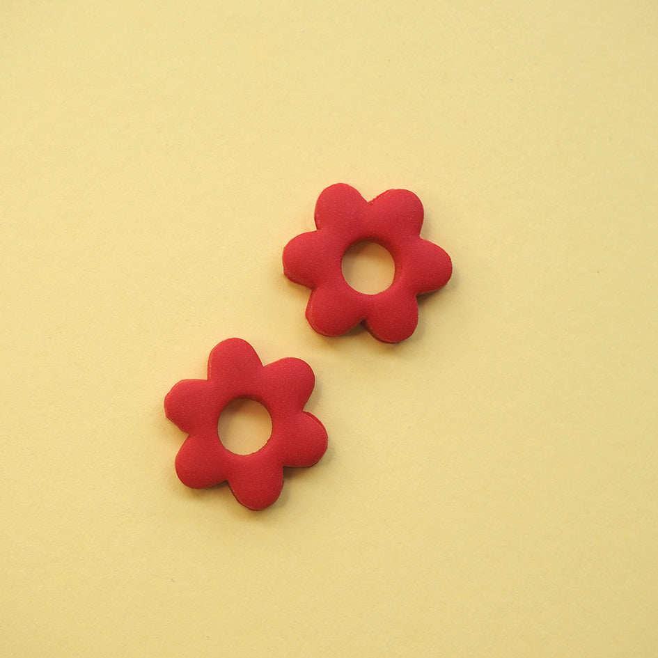 Charm Florecillas Rojo